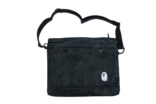 Bape Small Face Black Side Bag (NEW)